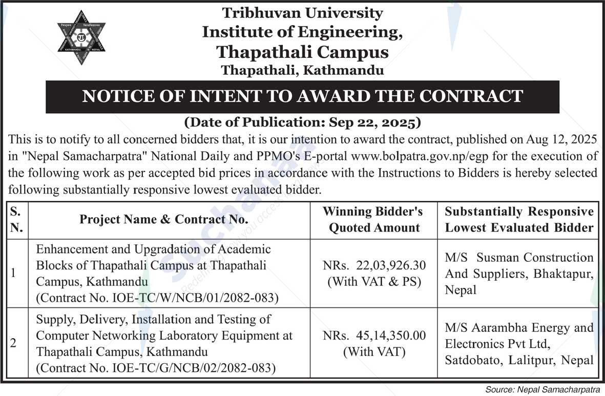 Thapathali Campus, Kathmandu