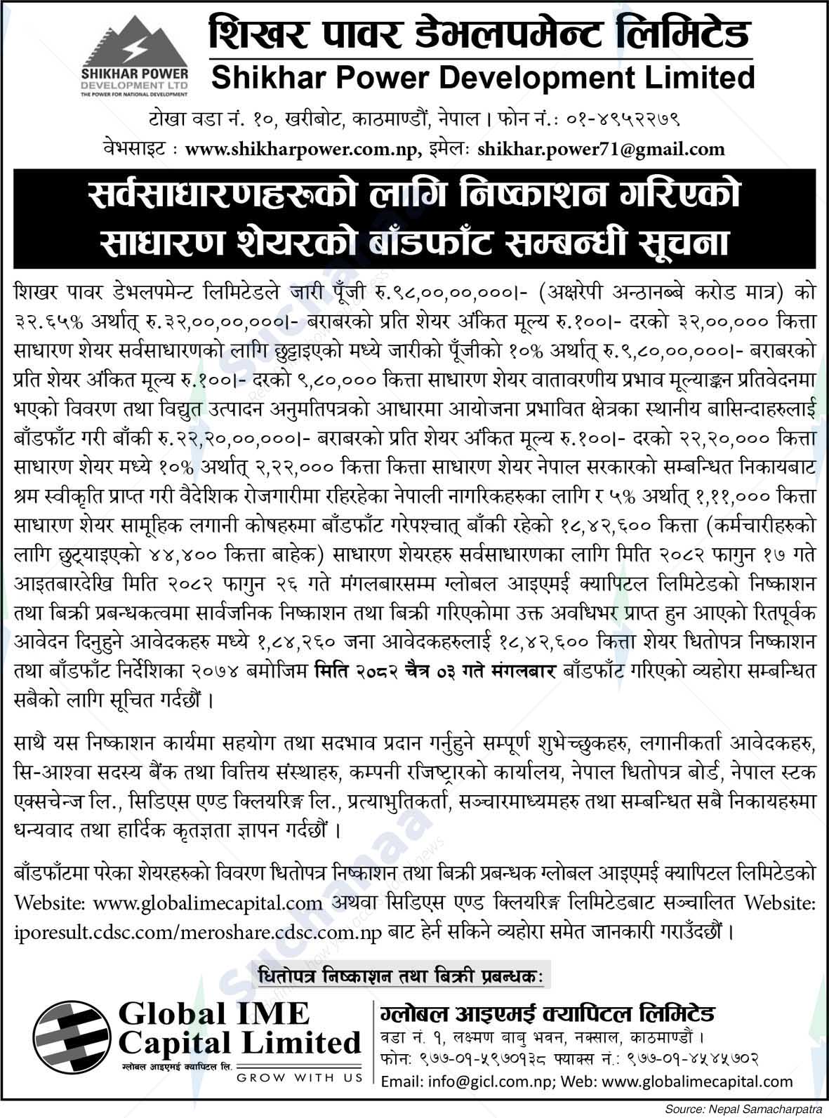 Shikhar Power Development Limited