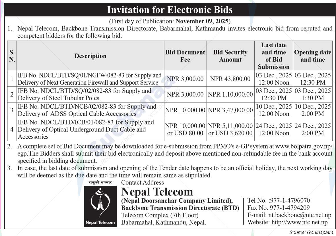 Nepal Doorsanchar Company Limited (NTC)