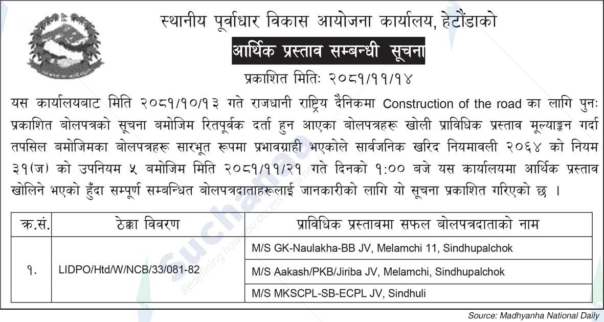 Local Infrastructure Development Project Office,