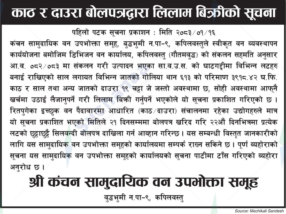 Shree Kanchan Saa.Wa.Wo.Sa.