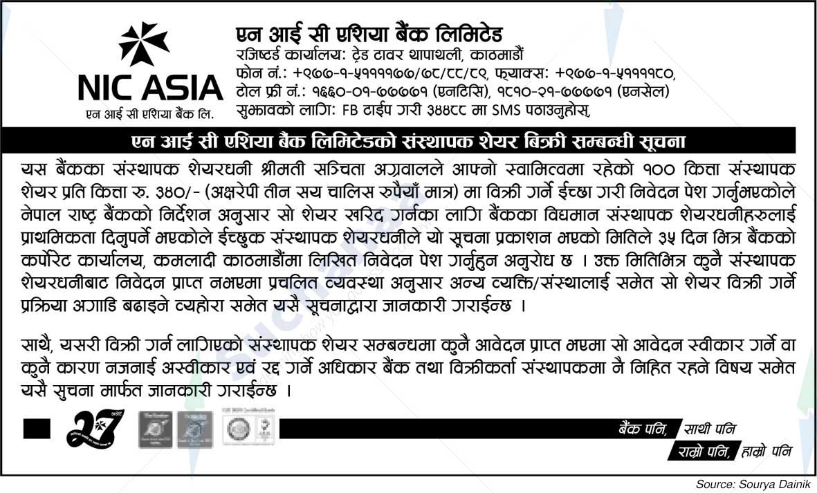 NIC Asia Bank Limited