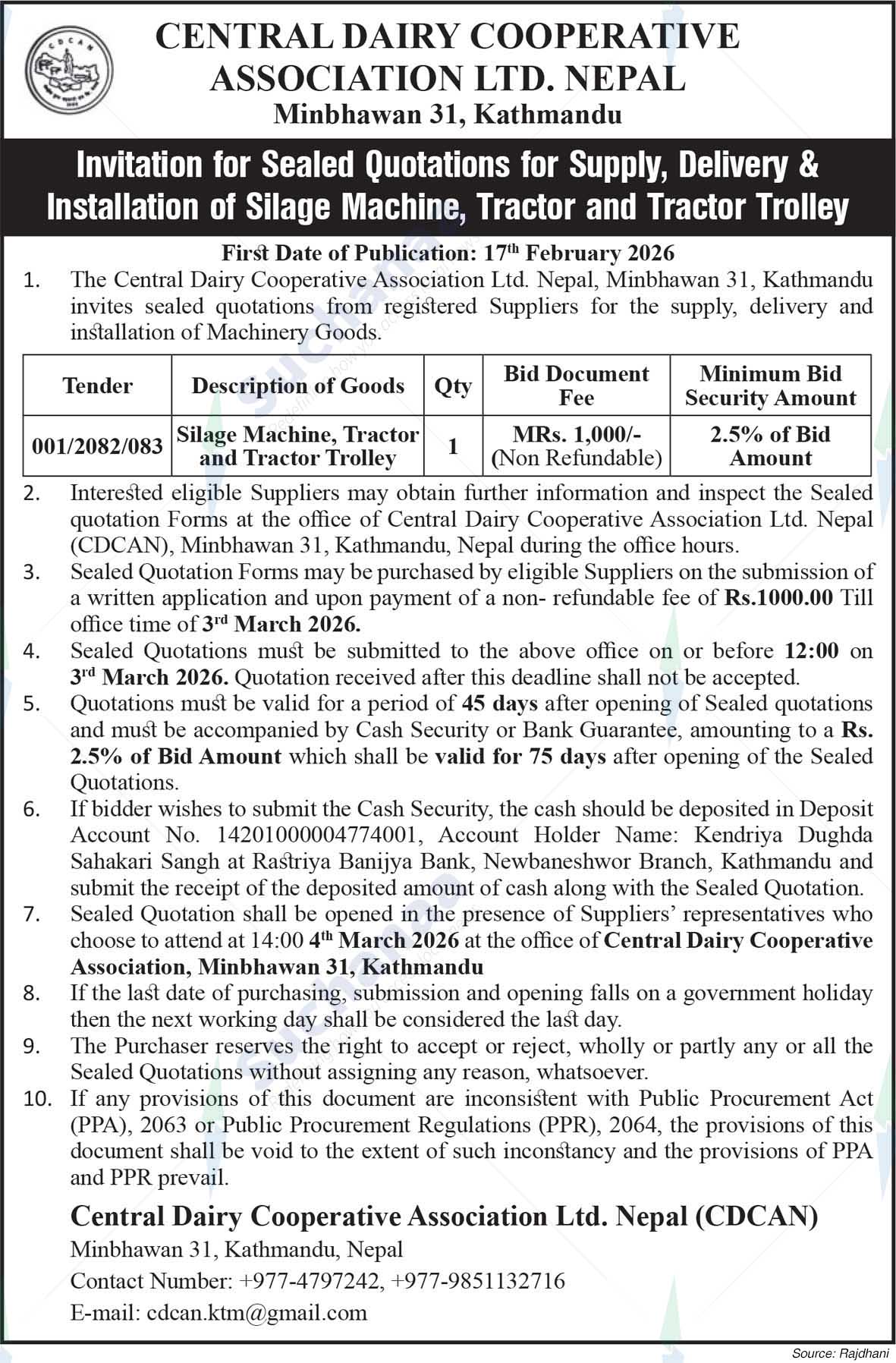 Central Dairy Cooperative Association Ltd.