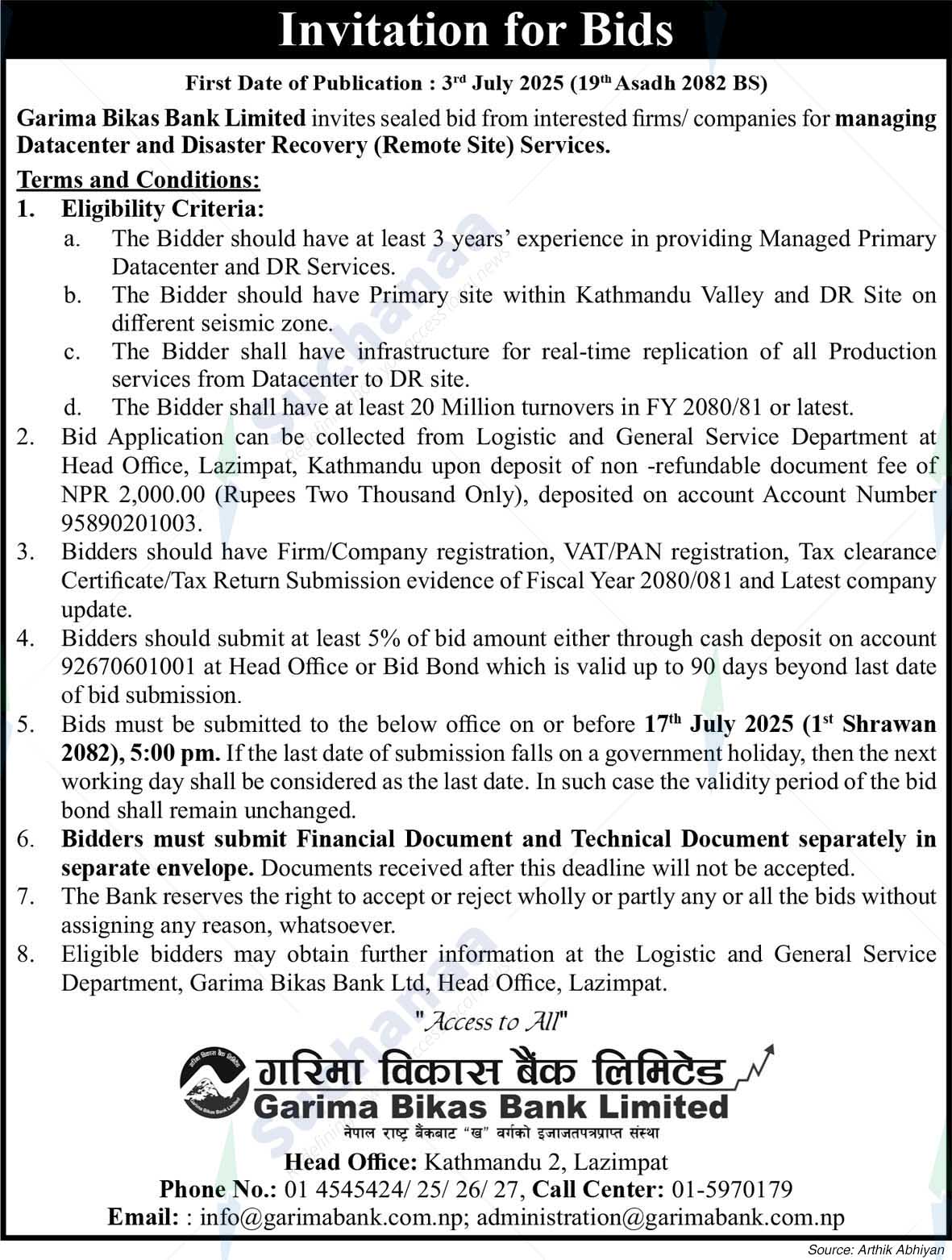 Garima Bikas Bank Limited