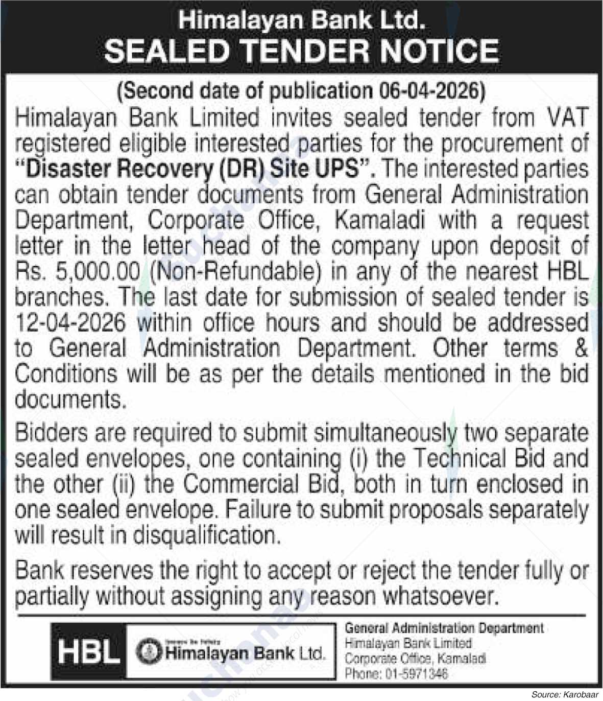 Himalayan Bank Limited