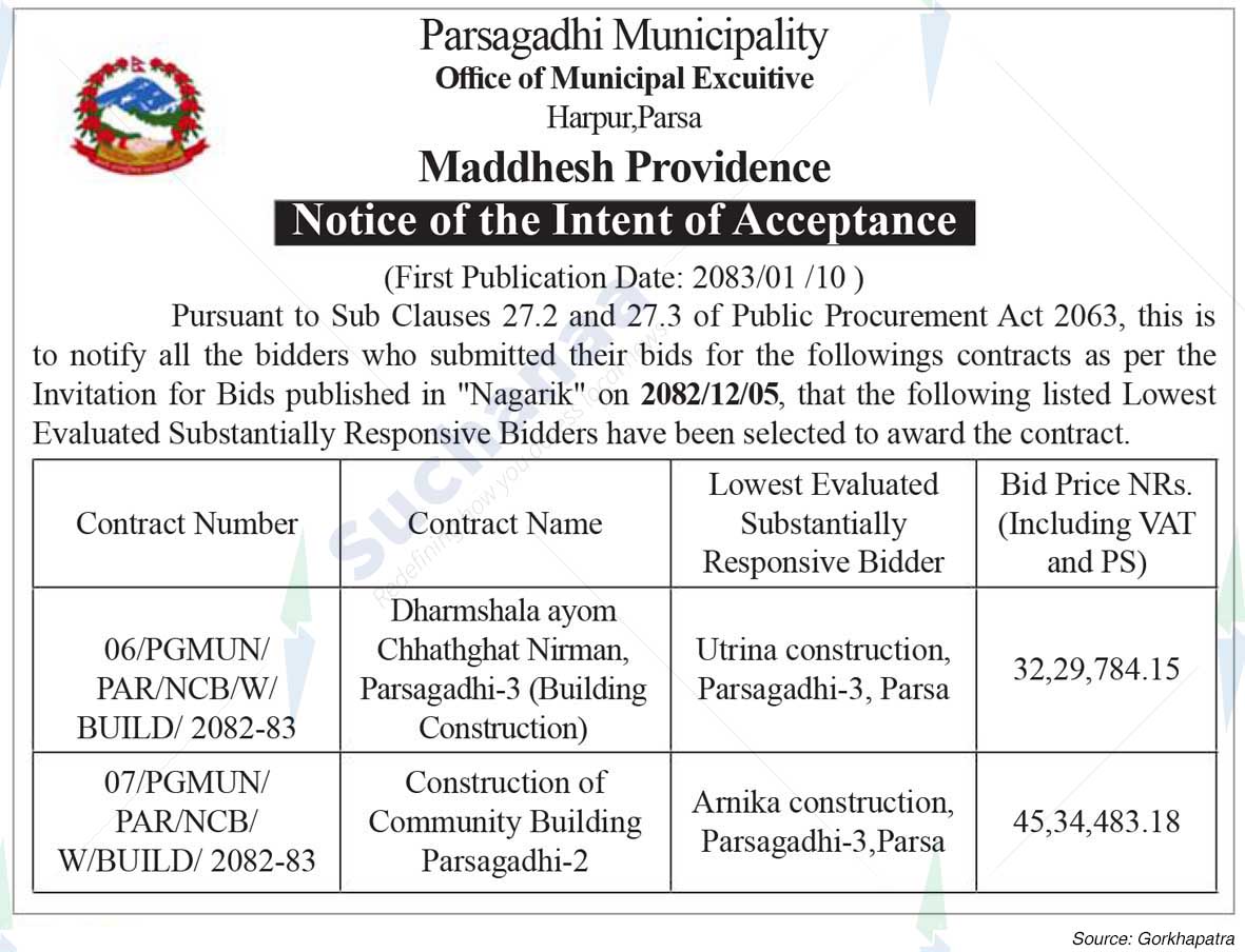 Parsagadhi Municipality