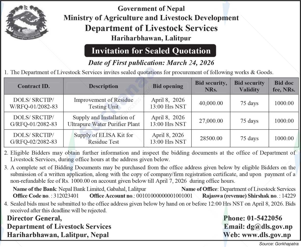 Department of Livestock Services