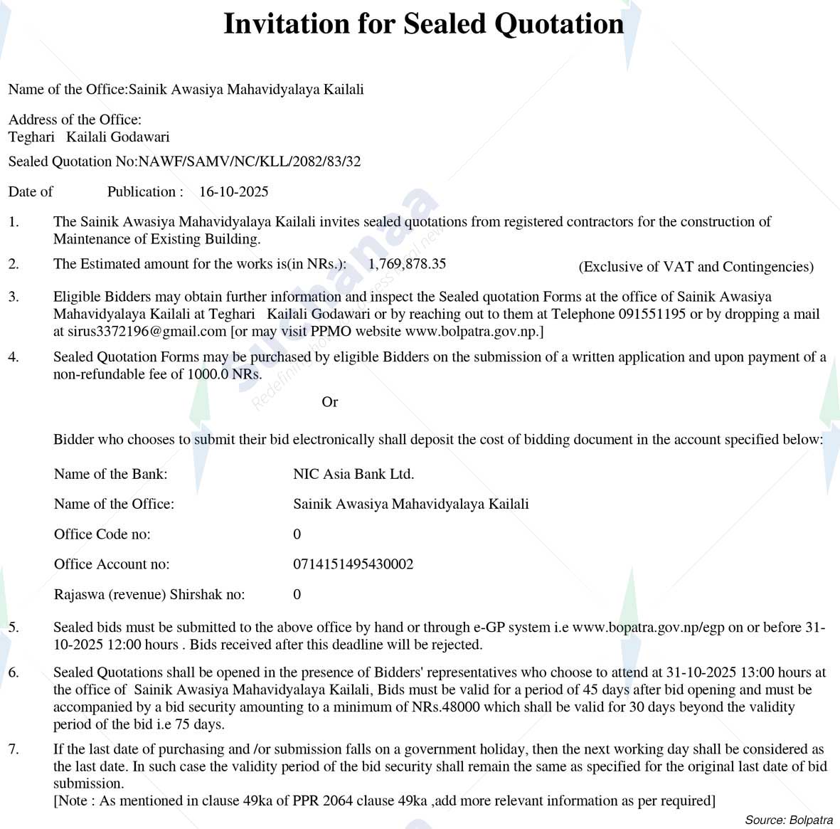 Sainik Awasiya Mahavidyalaya