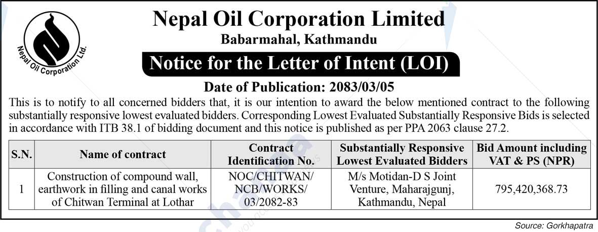 Nepal Oil Corporation Limited