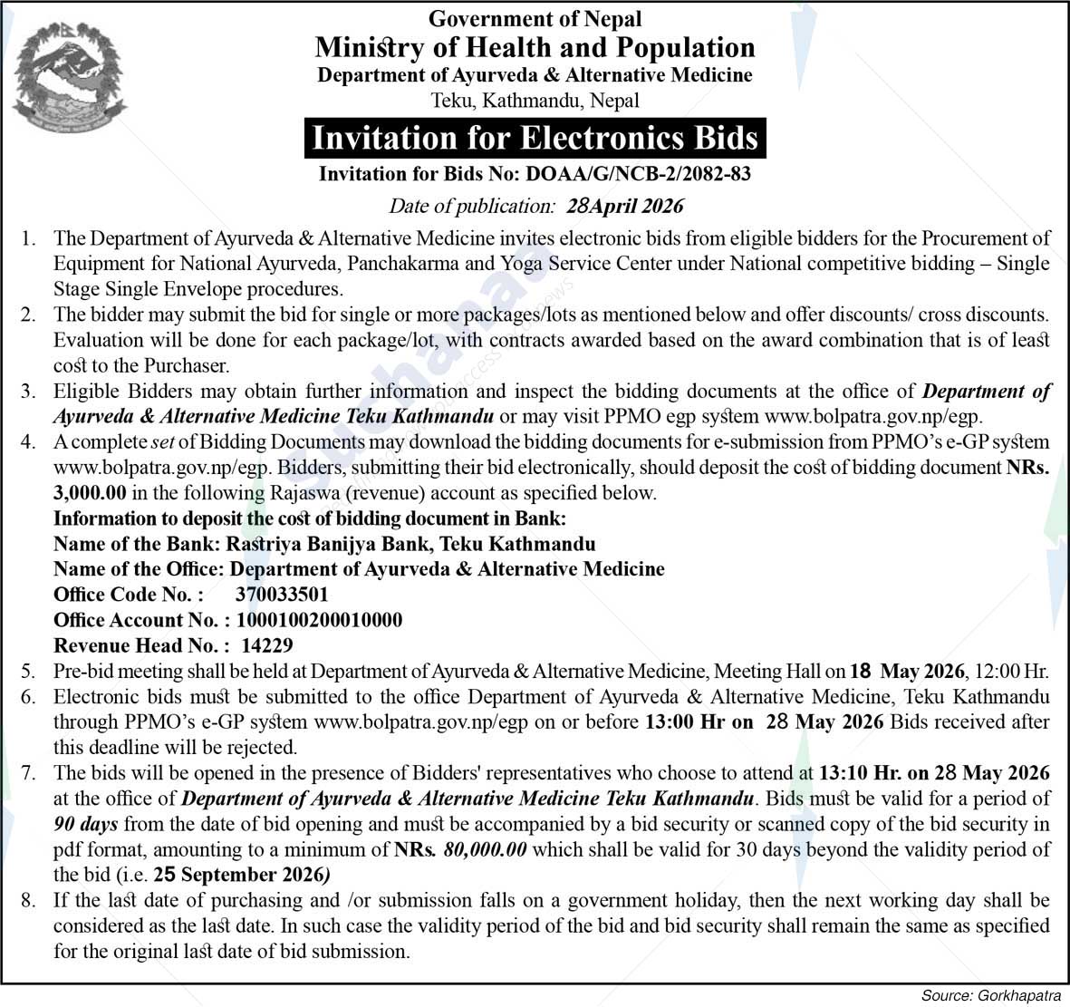 Department of Ayurveda & Alternative Medicine, Teku