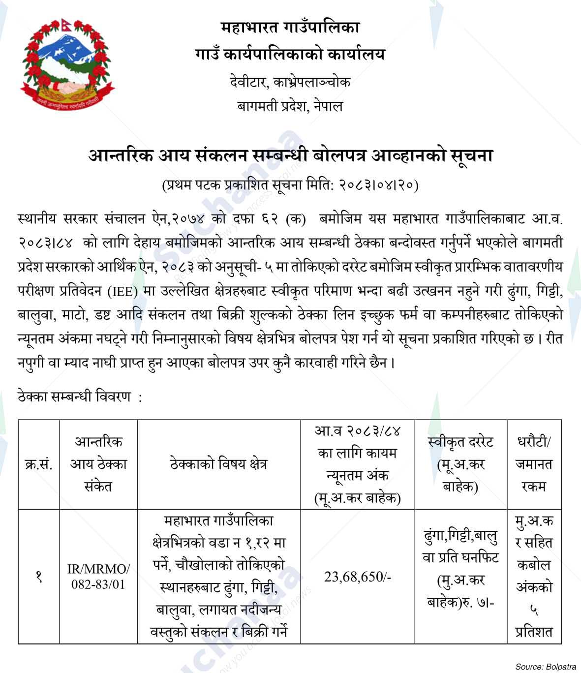 Mahabharat Rural Municipality