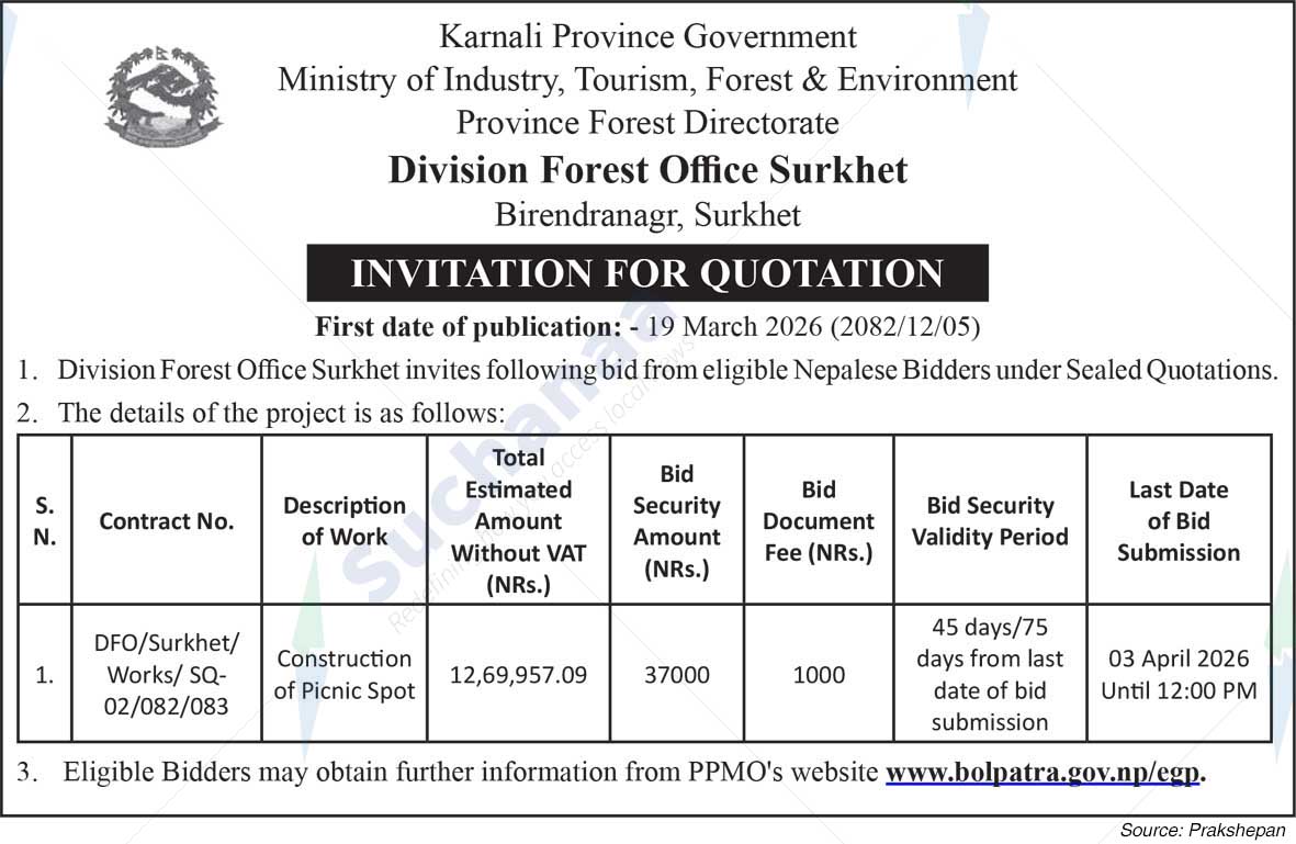 Division Forest Office, Surkhet