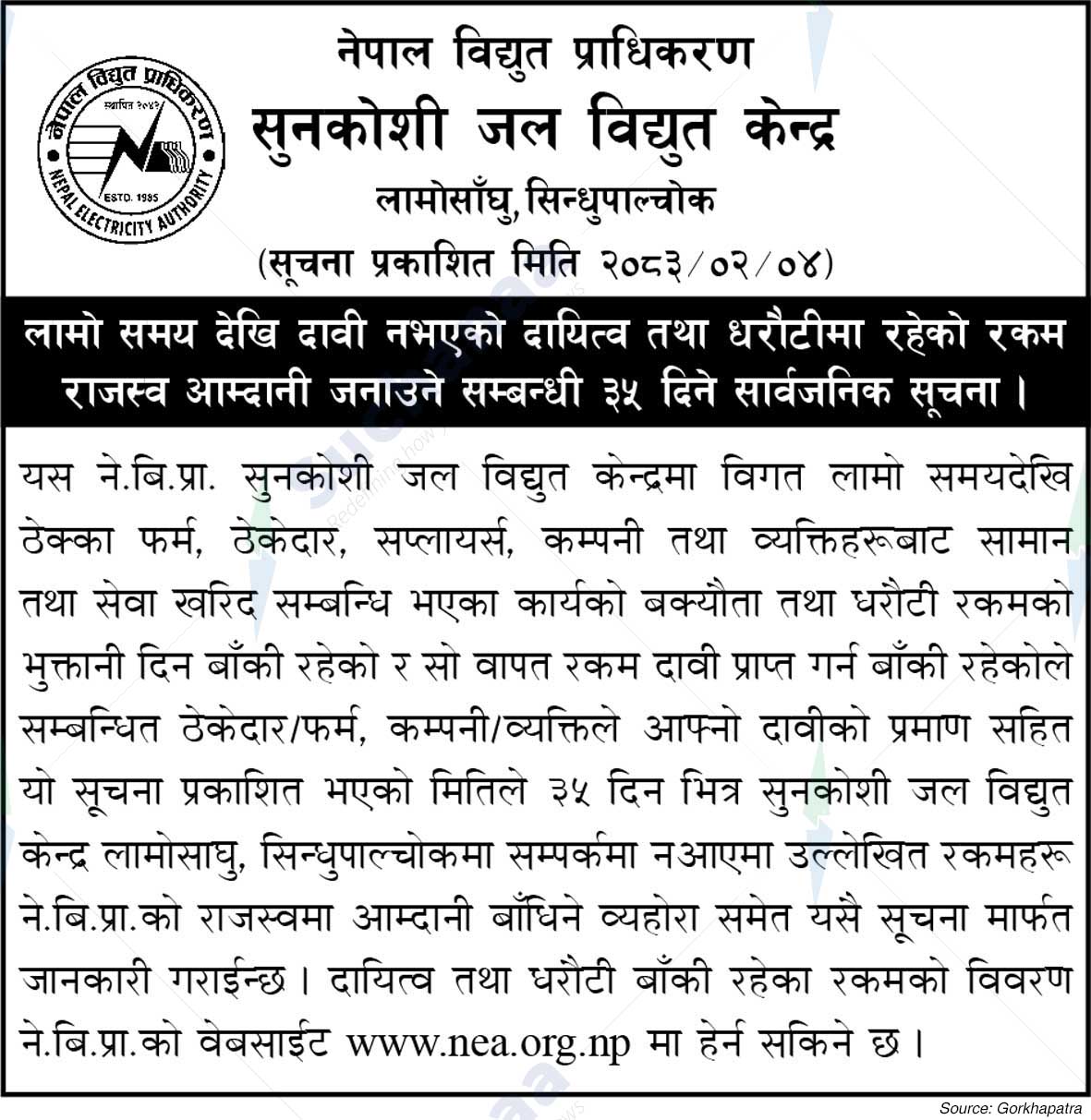 Nepal Electricity Authority