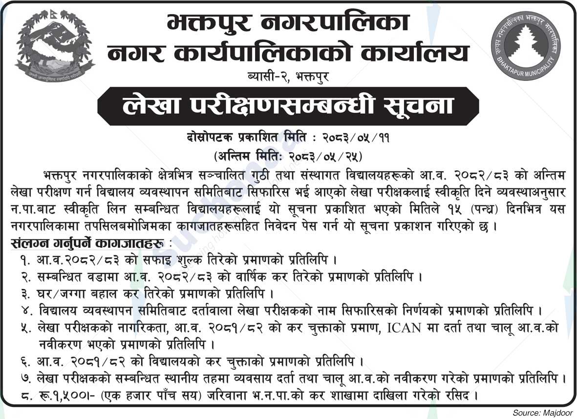 Bhaktapur Municipality