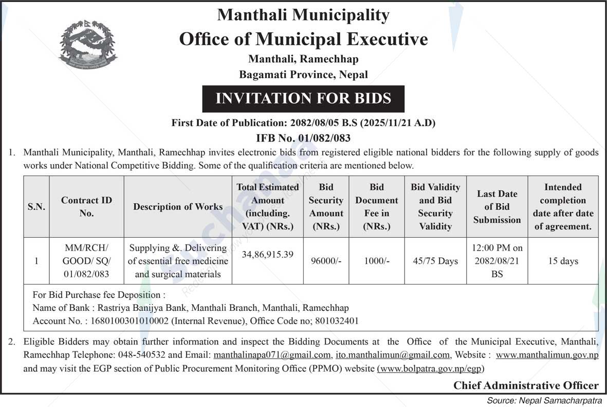 Manthali Municipality
