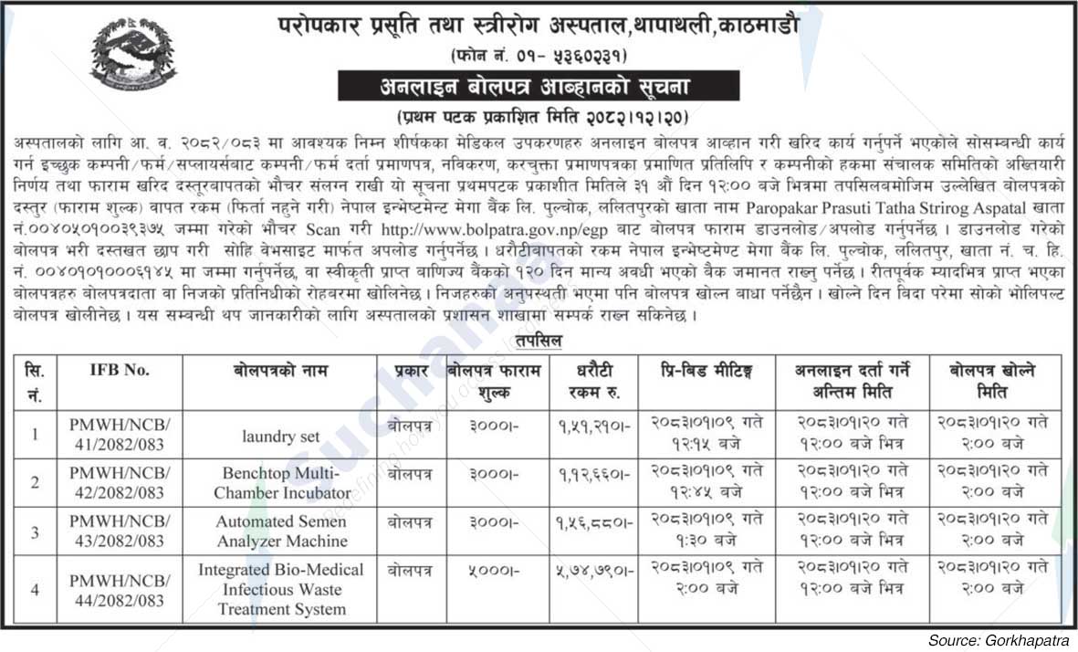Paropakar Maternity and Women's Hospital