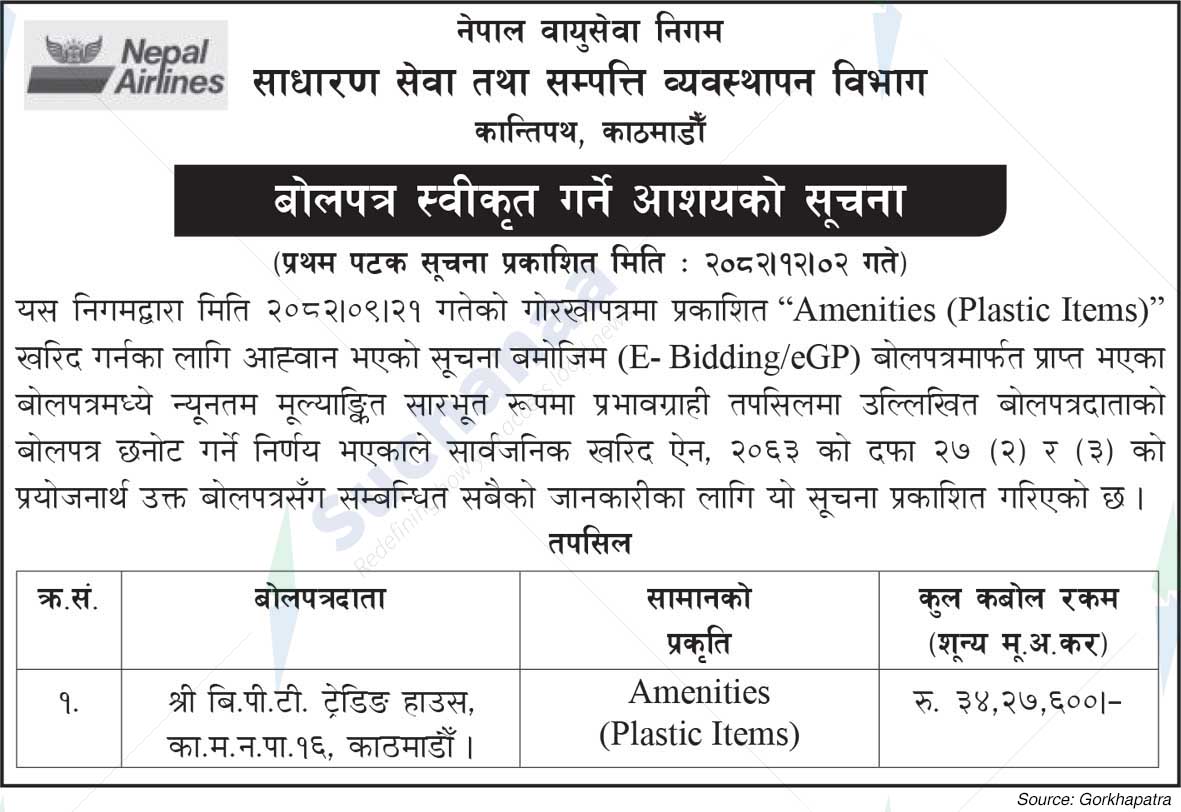 Nepal Airlines Corporation