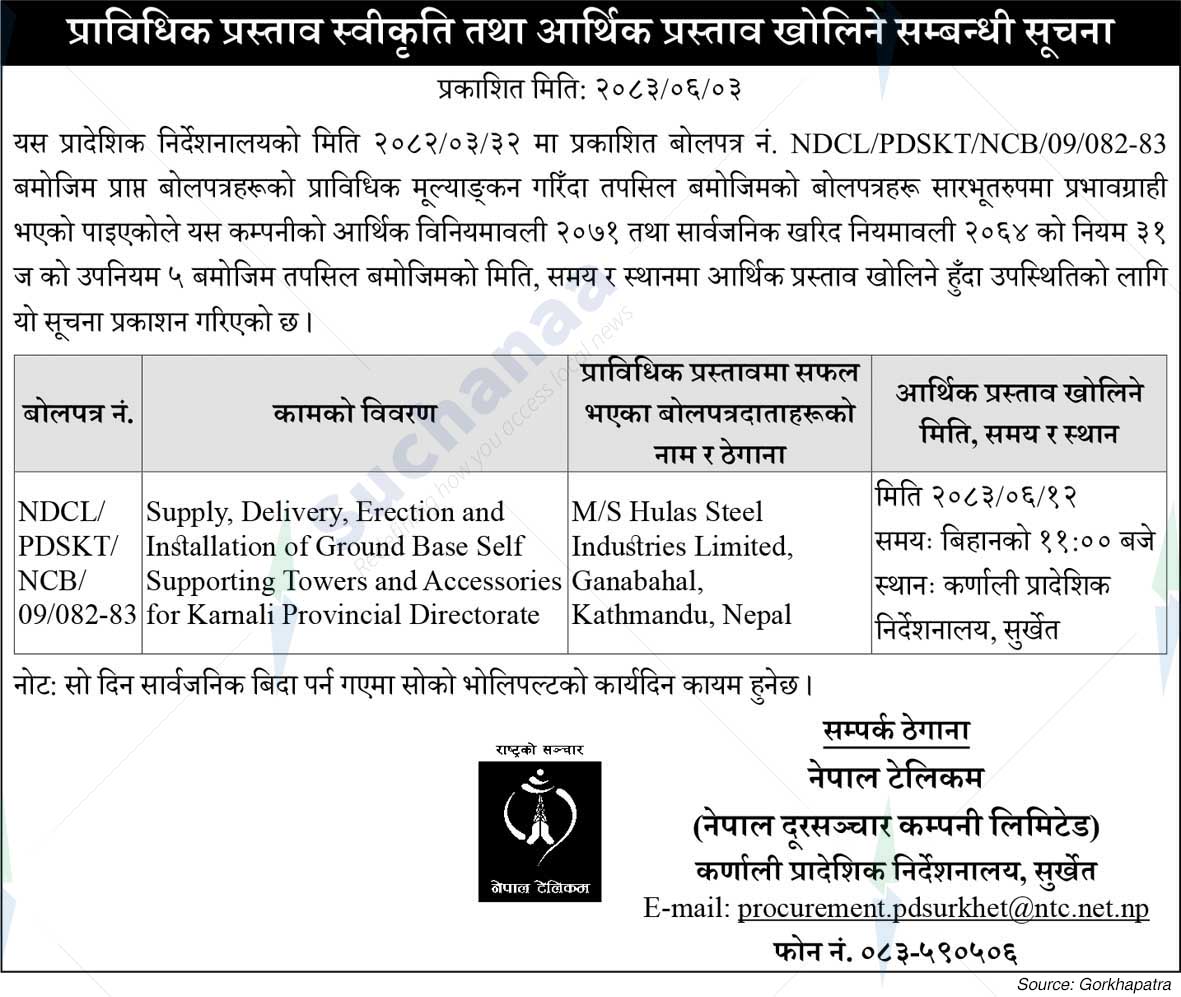 Nepal Doorsanchar Company Limited (NTC)