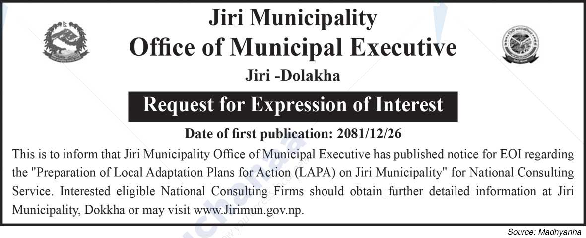 Jiri Municipality