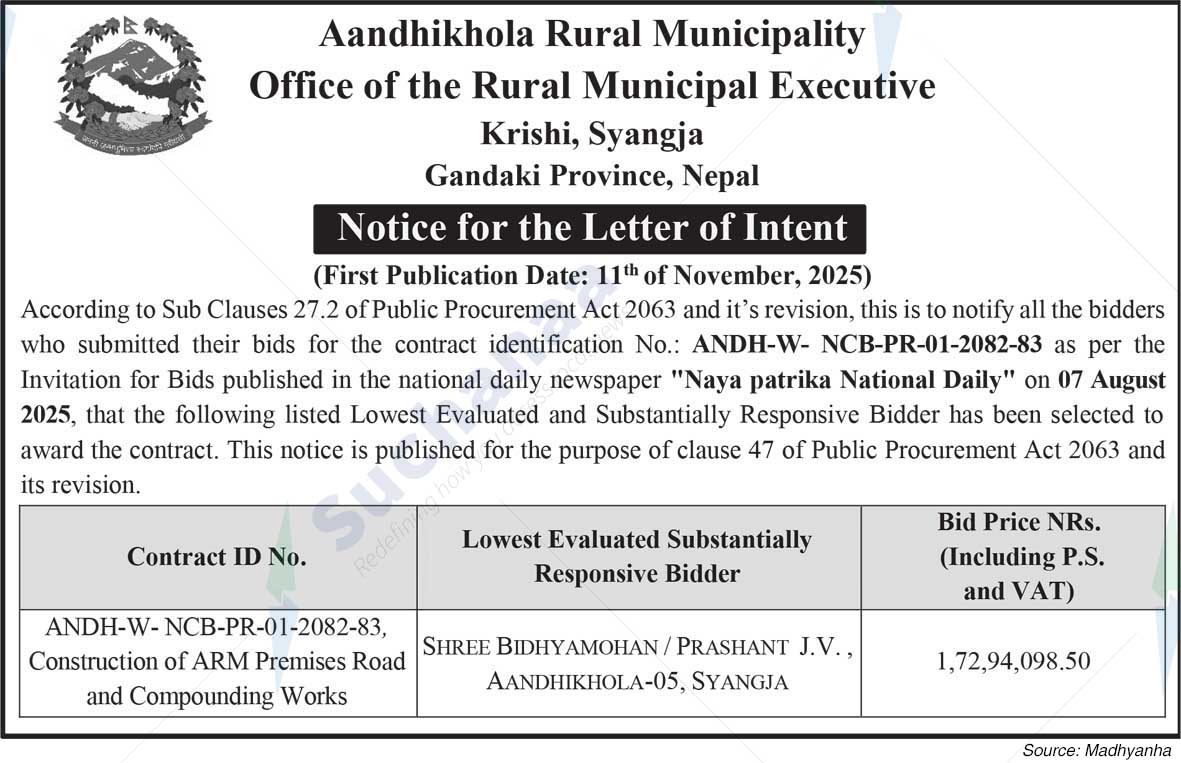 Aandhikhola Rural Municipality
