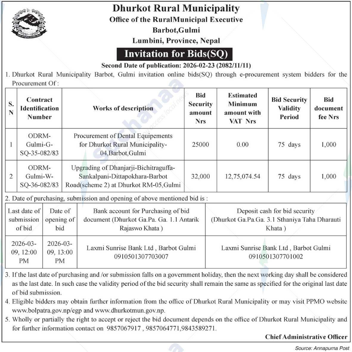 Dhurkot Rural Municipality