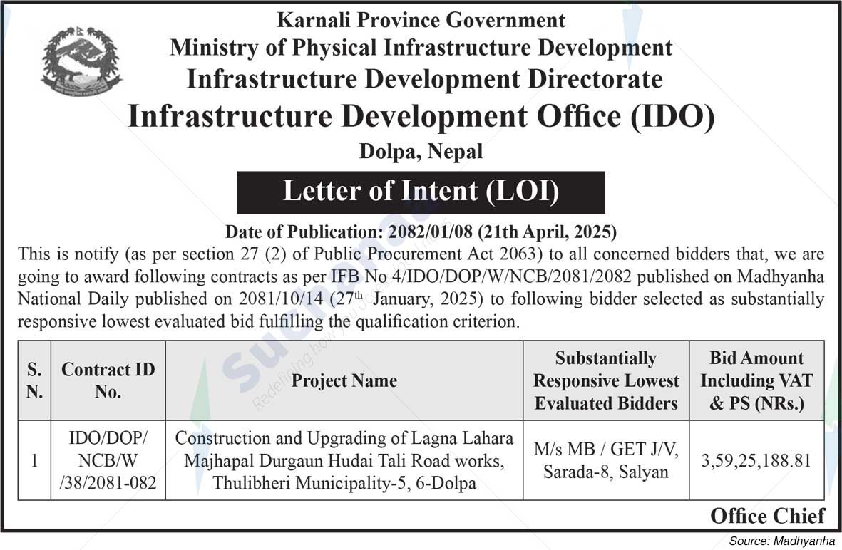 Infrastructure Development Office (IDO)