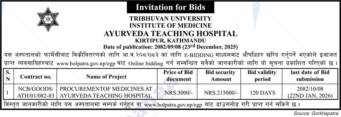 Ayurveda Teaching Hospital, Kirtipur,Kathmandu