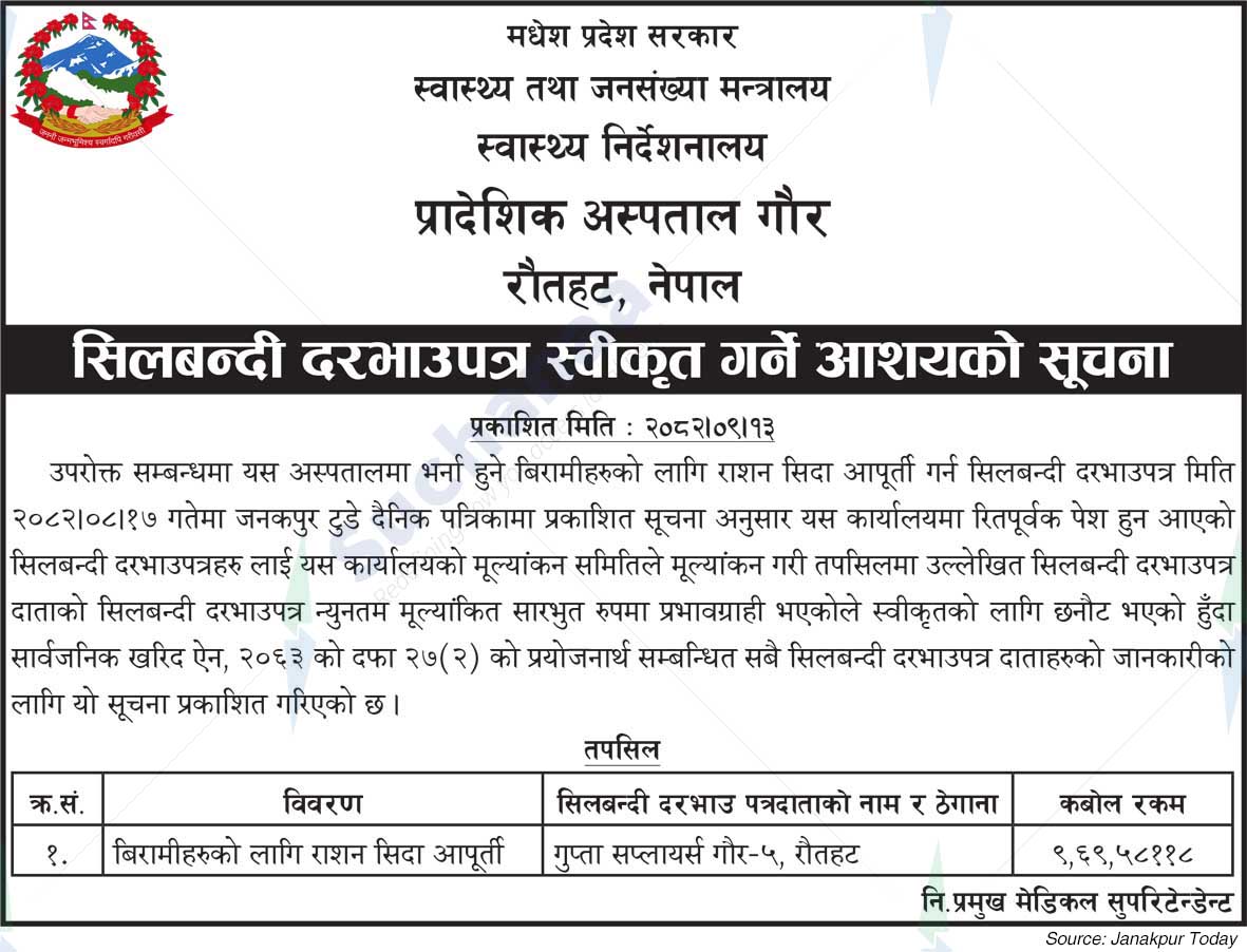 Provincial Hospital Gaur