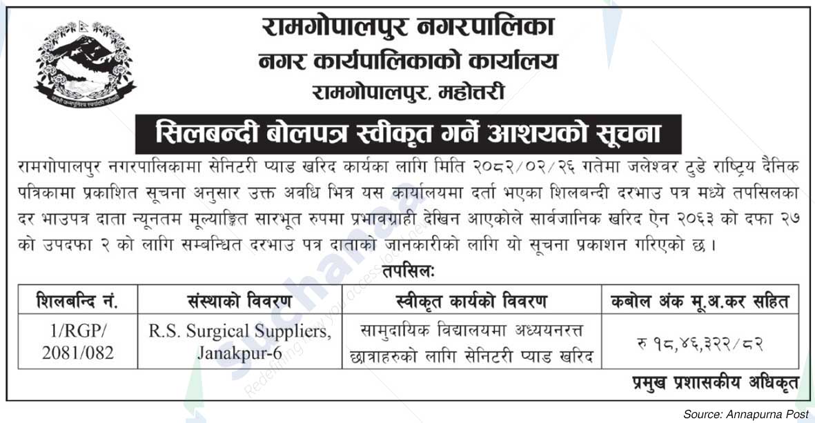 Ram Gopalpur Municipality