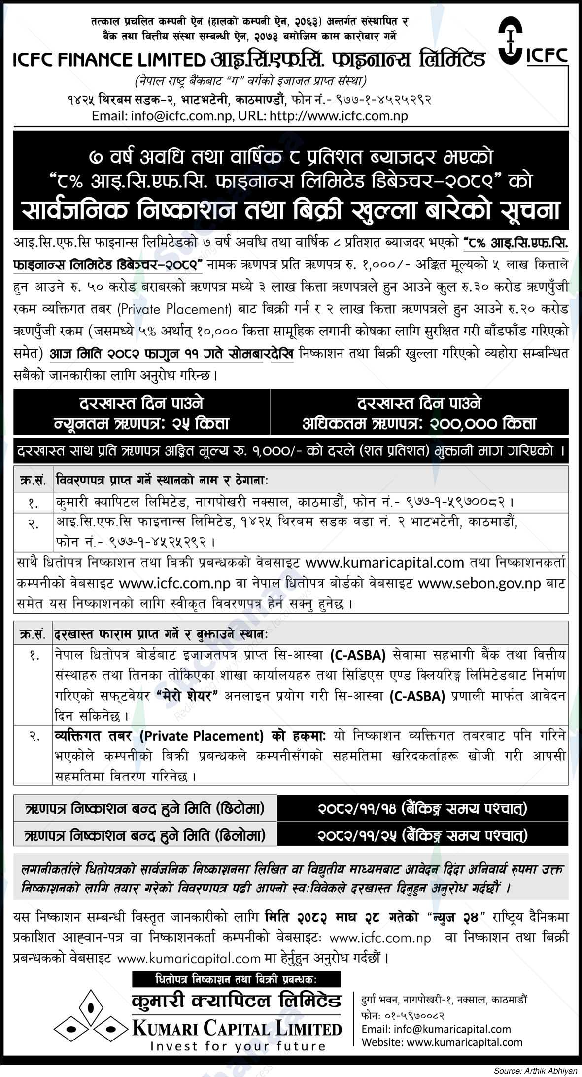 ICFC Finance Limited