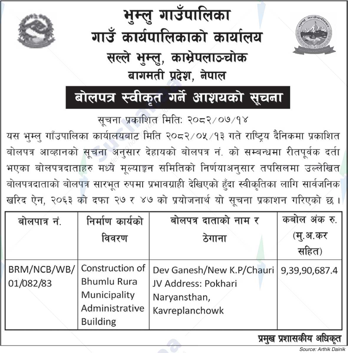 Bhumlu Rural Municipality