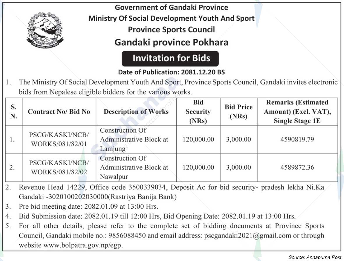 Province Sports Council