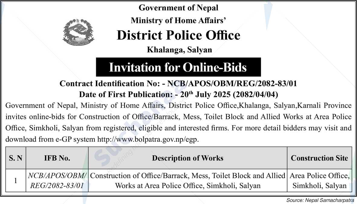 District Police Office,Khalanga, Salyan