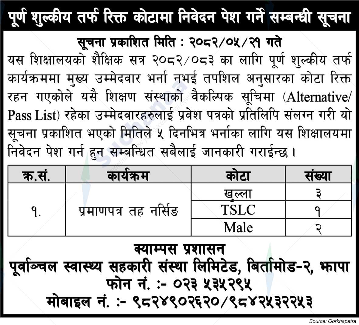 Purwanchal Health Cooperative Ltd.
