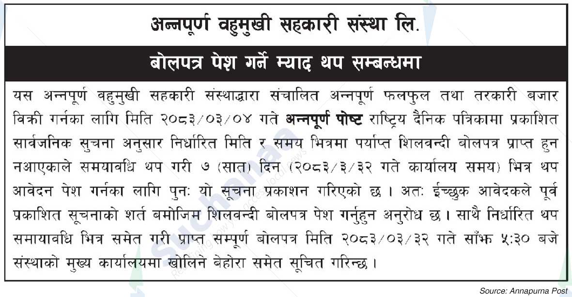 Annapurna Multipurpose Cooperative Ltd.