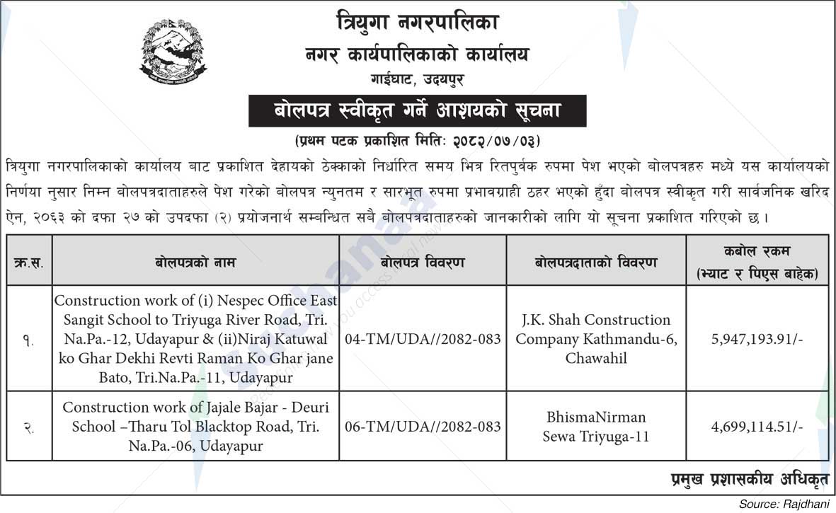 Triyuga Municipality