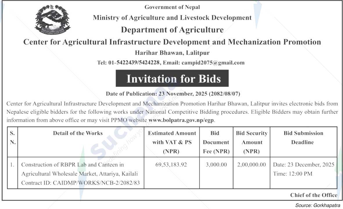 Center for Agricultural Infrastructure Development and Mechanization Promotion