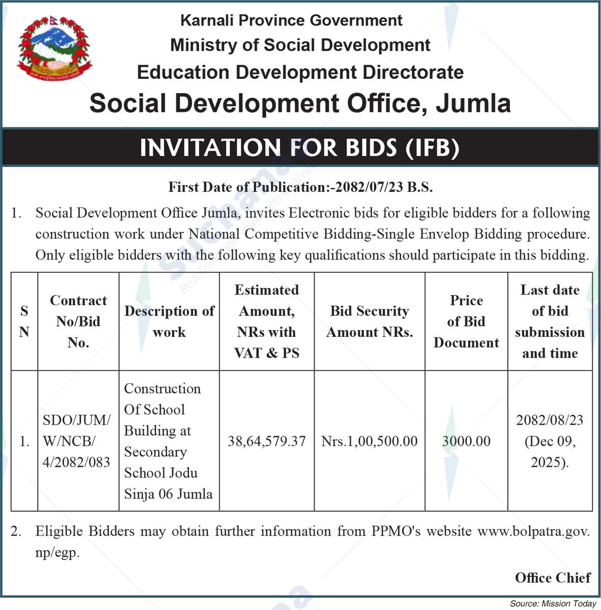 Social Development Office, Jumla