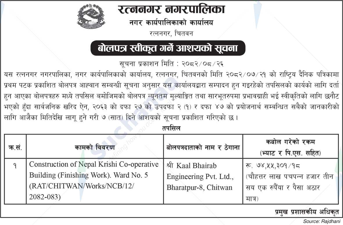 Ratnanagar Municipality