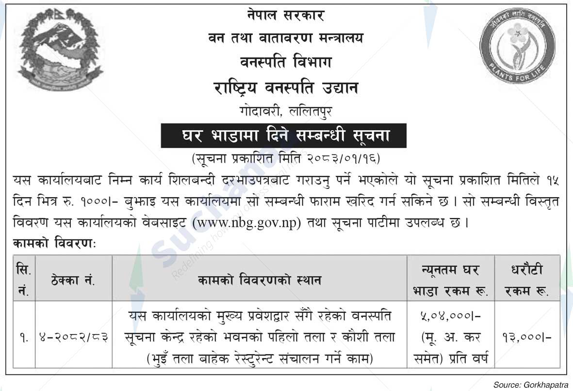 National Botanical Garden, Godawari, Lalitpur