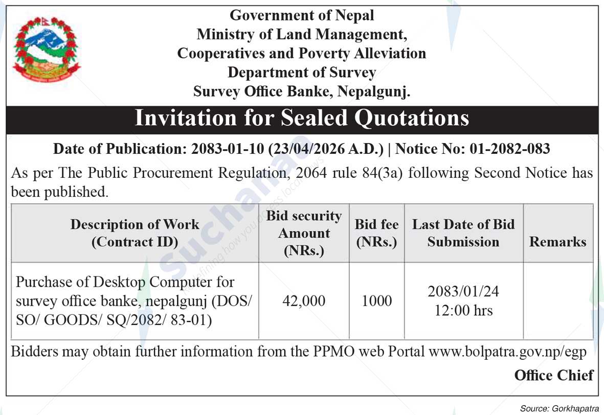 Department of Survey, Nepalgunj