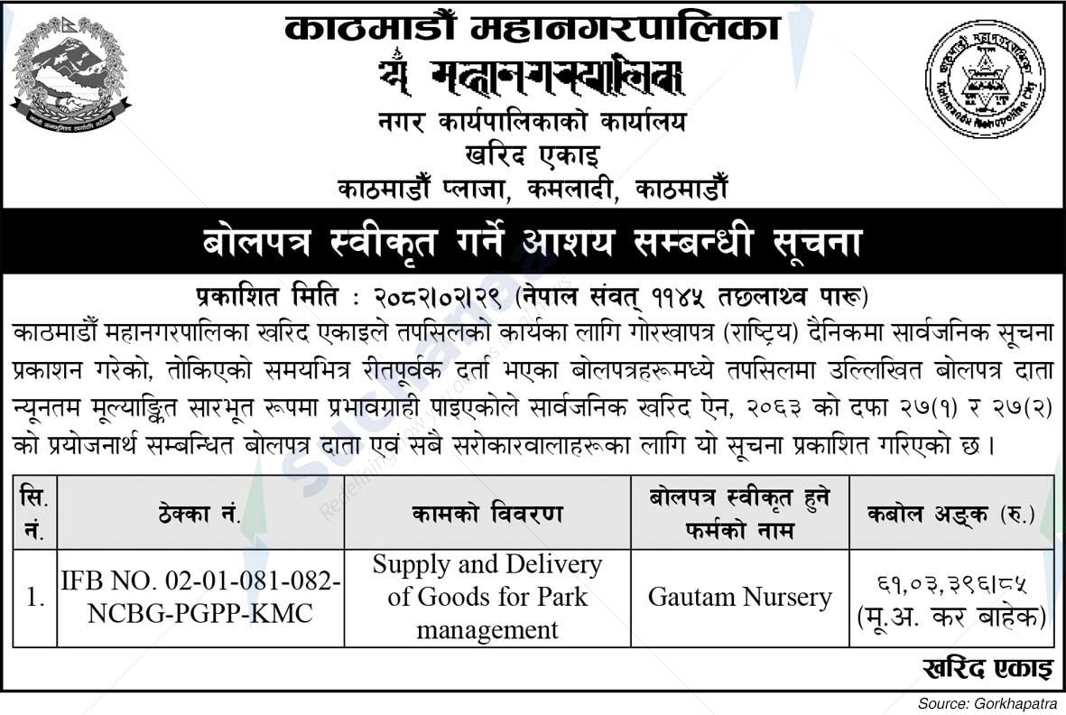 Kathmandu Metropolitan City
