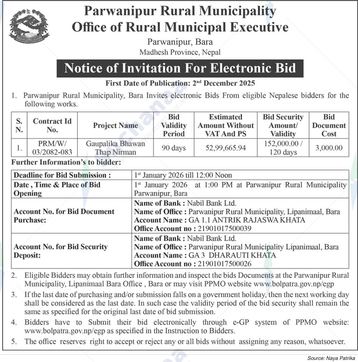 Parawanipur Rural Municipality