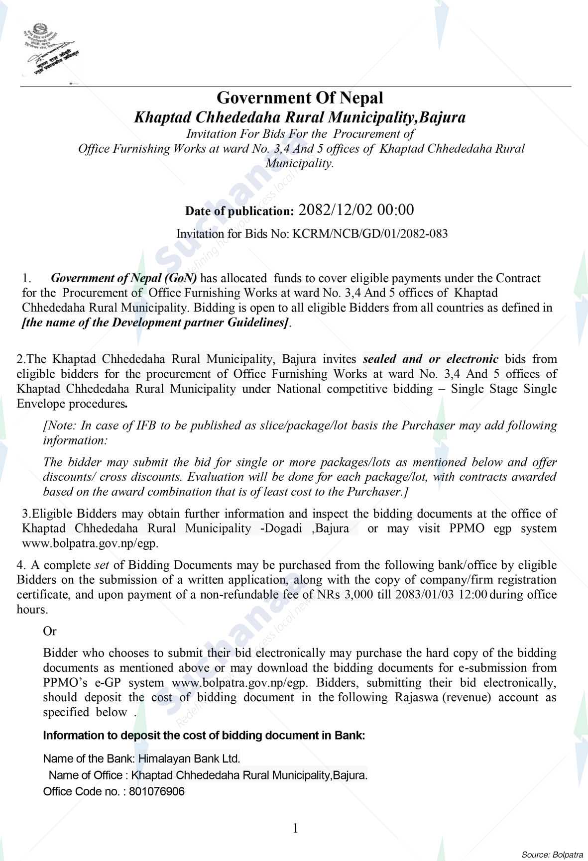 Khaptad Chededaha Rural Municipality