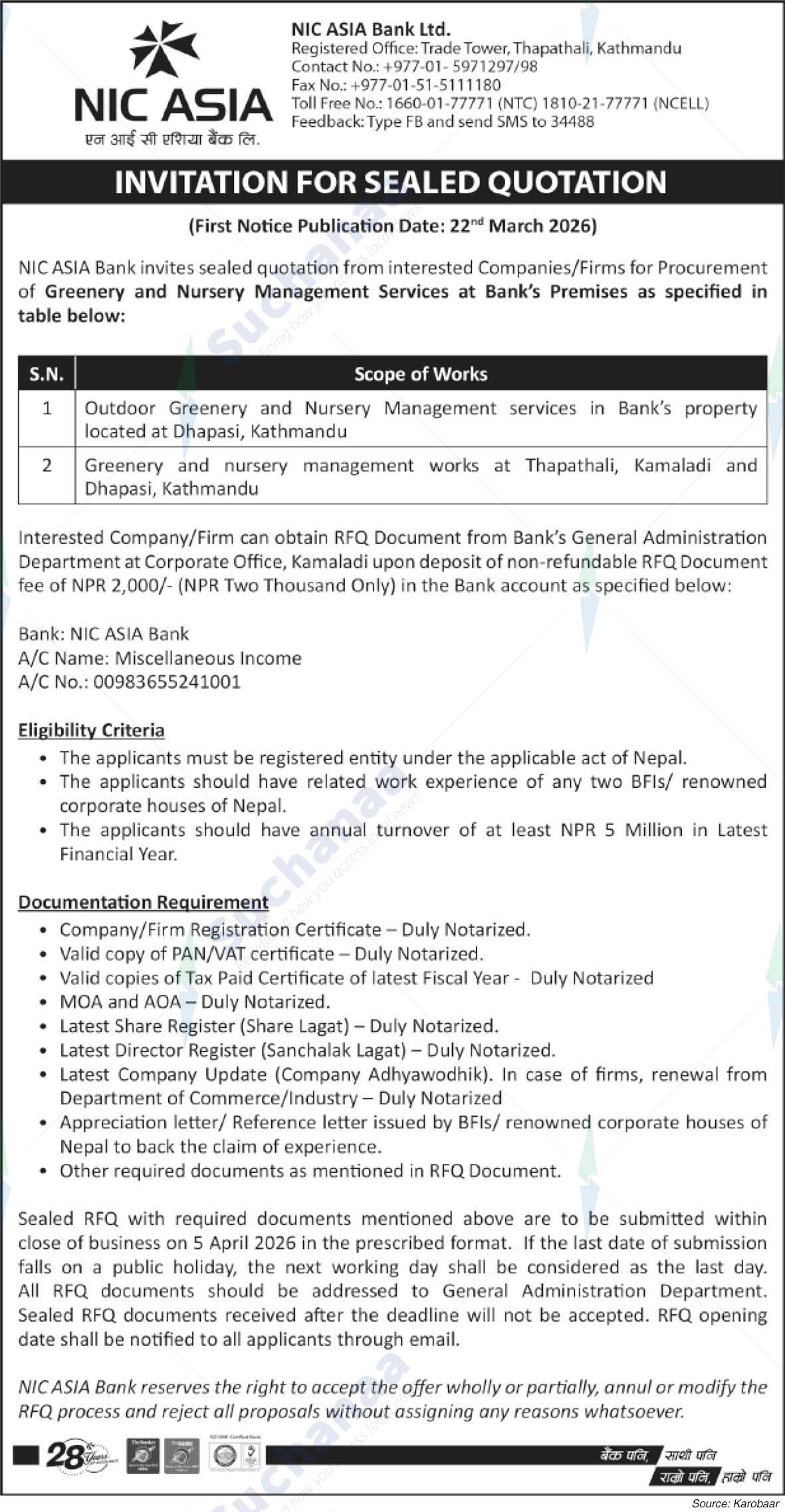 NIC Asia Bank Limited