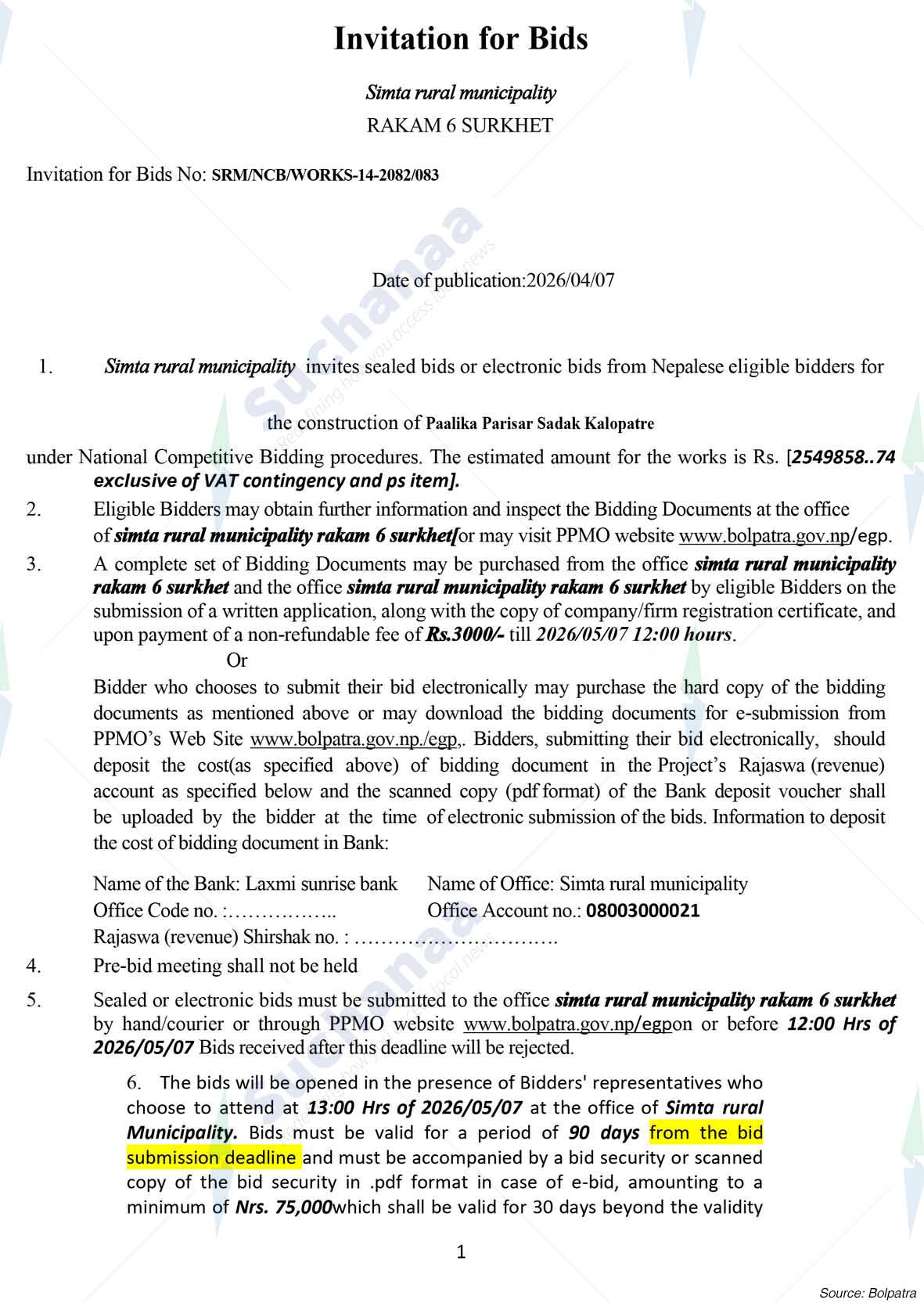 Simta Rural Municipality