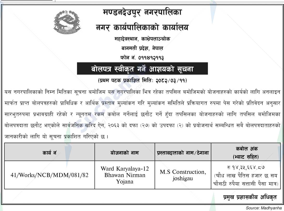 Mandandeupur Municipality
