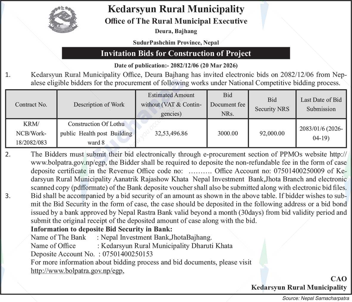 Kedarsyu Rural Municipality