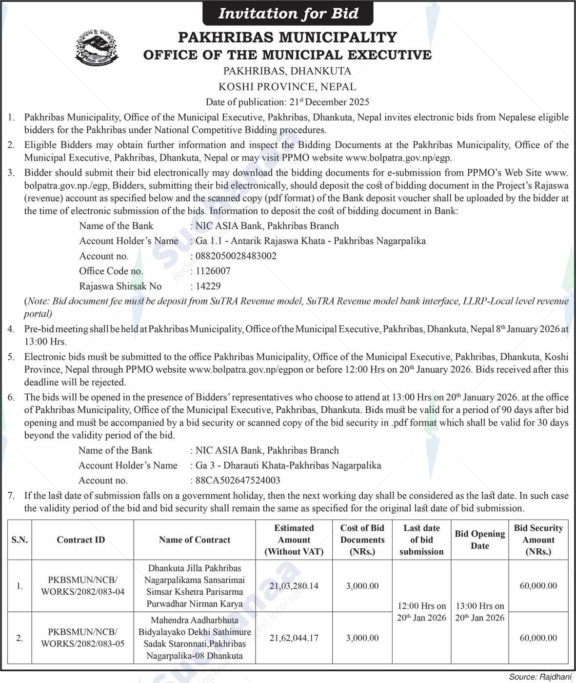 Pakhribas Municipality