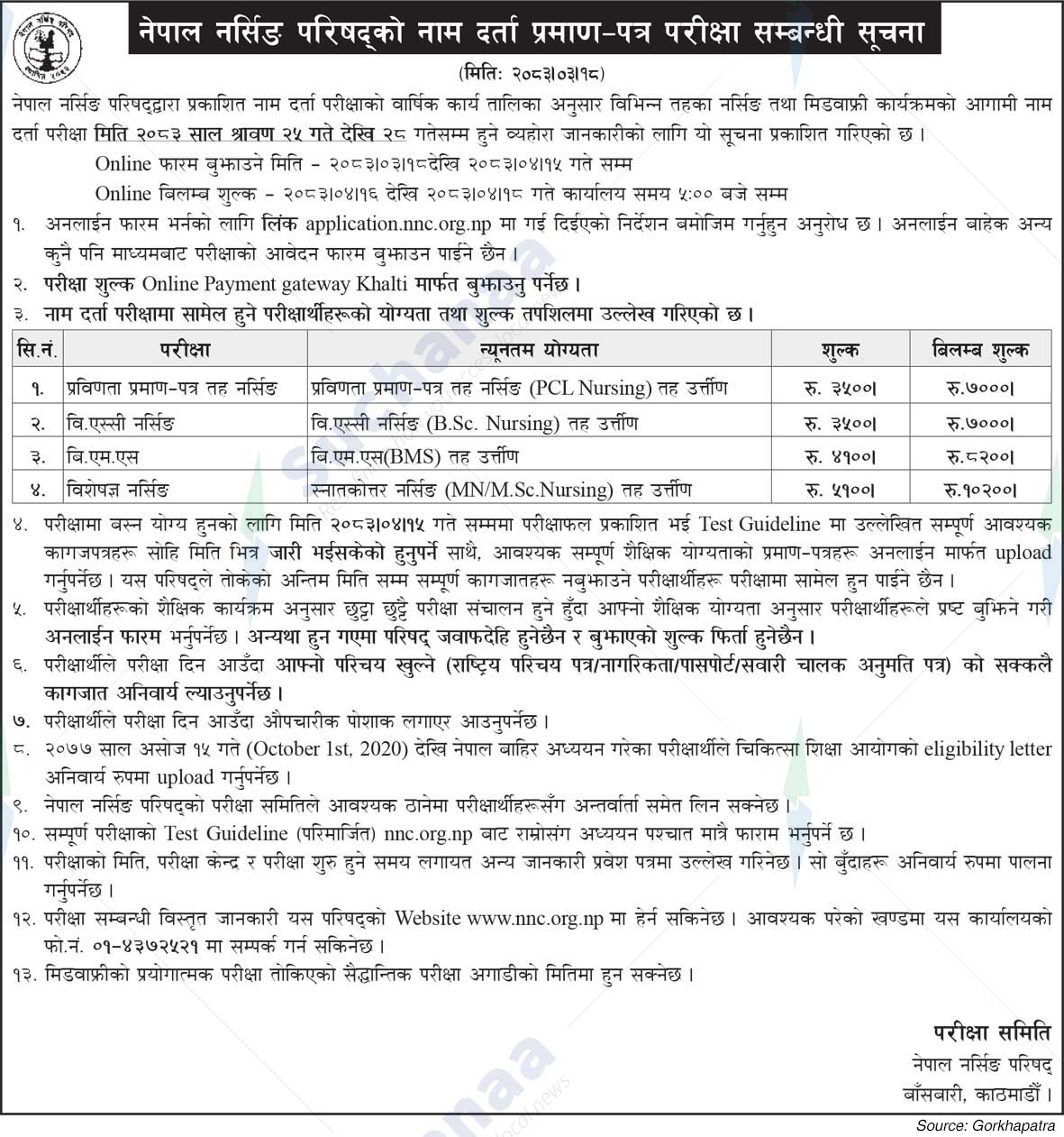 Nepal Nursing Council (NNC)